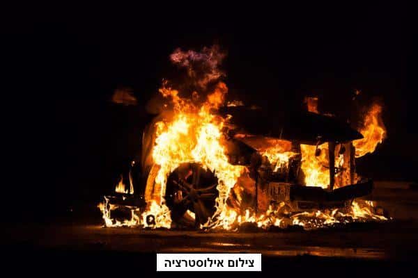 רכב שרוף